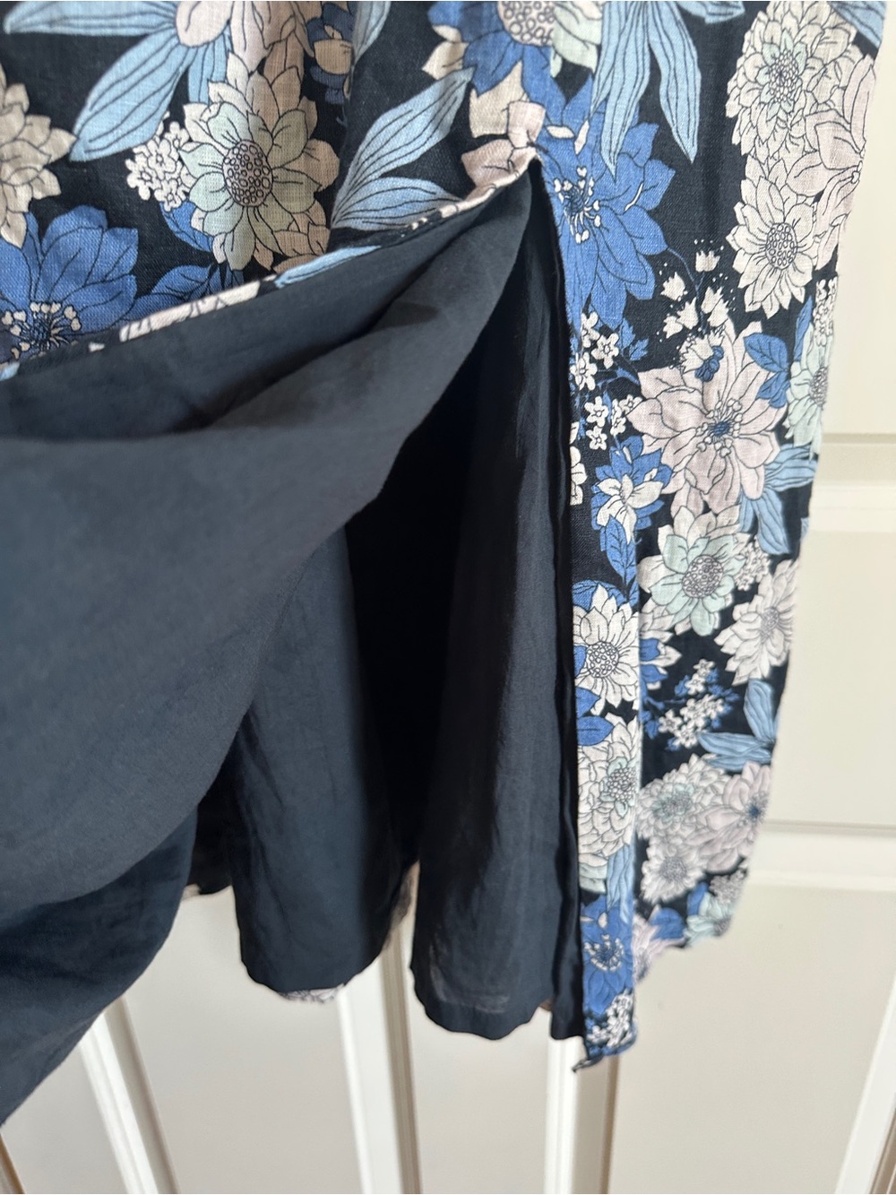 J. Crew Linen daydream dress in zinnia floral - Picture 8 of 11